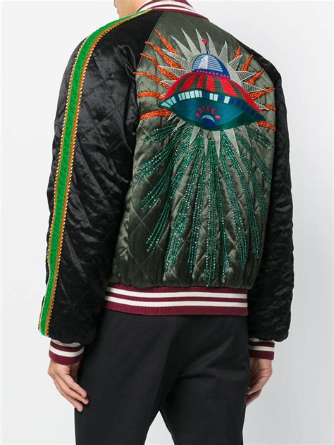 gucci denim jacket ufo|gucci jeans jacket.